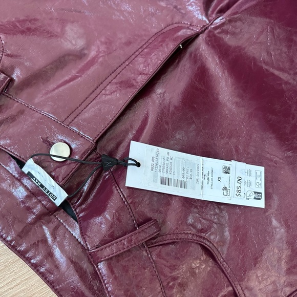 Faux leatherer pant and top set - Picture 9 of 10